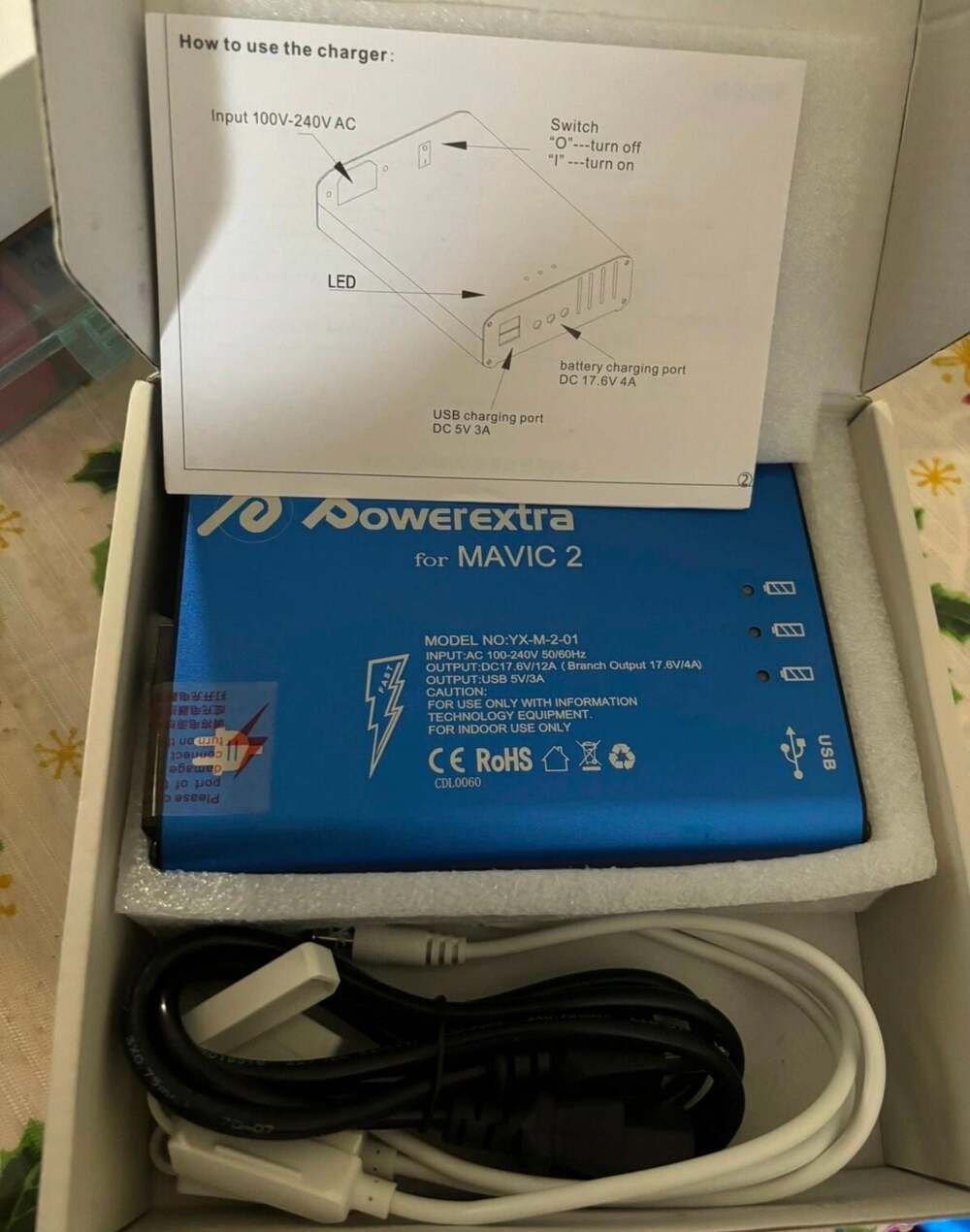 5 in 1 Rapid Intelligent Multi Battery Charger For Mavic 2 -